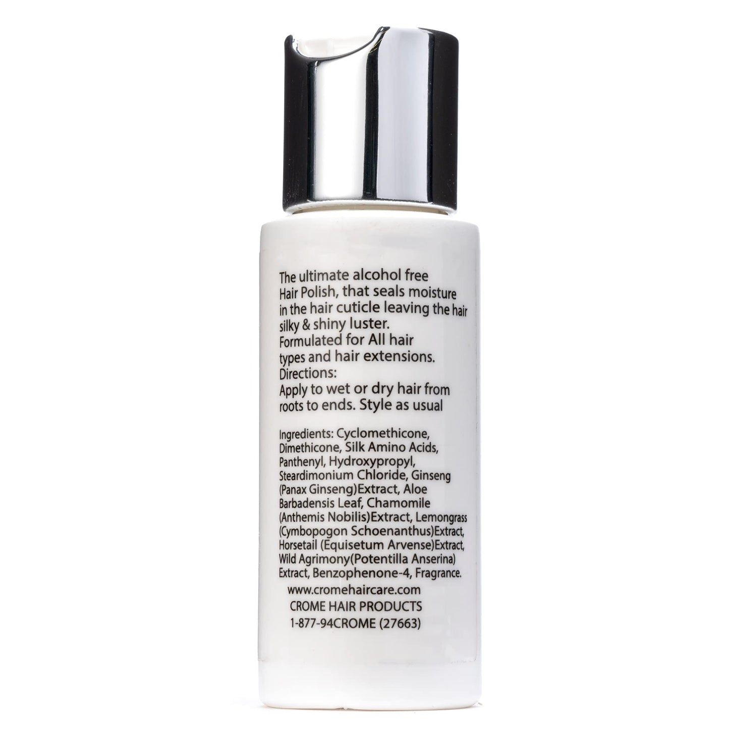 Crome Hair Serum - Liquid Crome Serum for Taming and Styling Frizzy Hair - Oil-Free, Alcohol-Free Moisturizer with Heat and Humidity Protection Beauty & Personal Care Crome