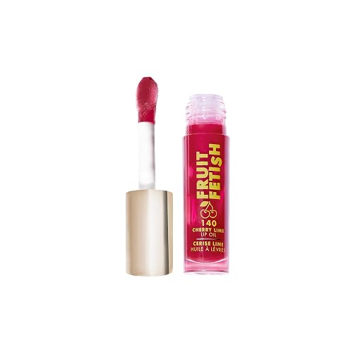Milani Fruit Fetish Lip Oil, Tinted Lip Gloss & Hydrating Lip Oil Treatment, Moisturizing Non Sticky Clear Shine, High Shine Lip Balm for Dry Lips Beauty & Personal Care Milani