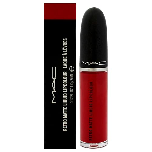Retro Matte Liquid Lipcolor - 134 Ruby Phew by MAC for Women - 0.17 oz Lipstick Beauty & Personal Care MAC