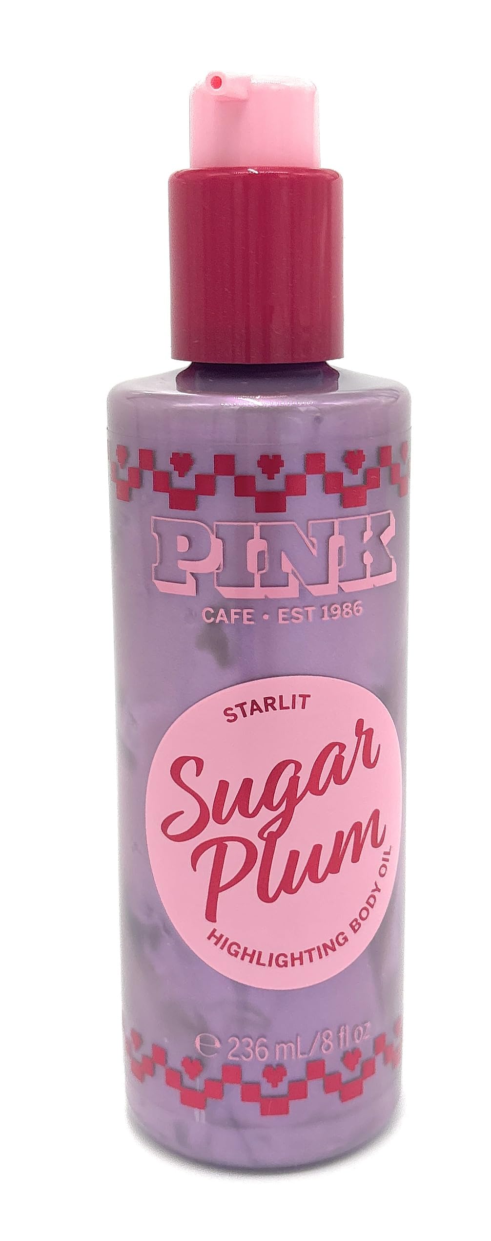 Victoria's Secret PINK Sugar Plum Limited Edition Highlighting Body Oil, Glow-Boosting, Fruity and Festive Holiday Scent, 8 fl oz Beauty & Personal Care Victoria's Secret