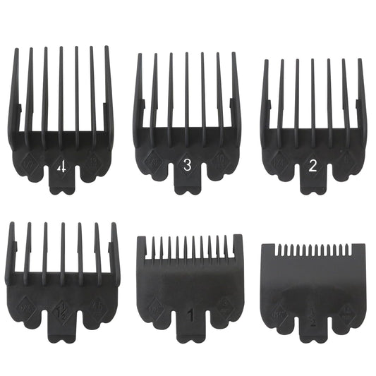 Cutting Blade Guard for Hatteker RFC 676/ RFC686/ RFC696/ Haokry P-28900,6pcs Combs Clipper Guides Replacement - 1/16" to 1/2" (Black) by YTXXDEUS Beauty and Personal Care YTXXDEUS