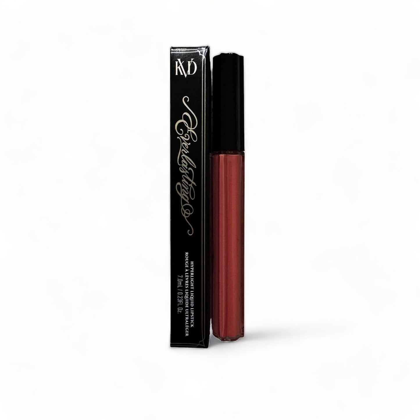 KVD Everlasting Hyperlight Liquid Lipstick - Dragon Bones - Spiced Coral, Transfer?Proof Matte, Lightweight All?Day Wear, Non?Drying, Vegan & Beauty & Personal Care KVD