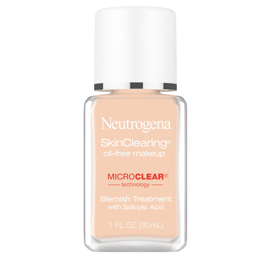 Neutrogena SkinClearing Oil-Free Acne and Blemish Fighting Liquid Foundation with.5% Salicylic Acid Acne Medicine, Shine Controlling Makeup for Acne Beauty & Personal Care Neutrogena