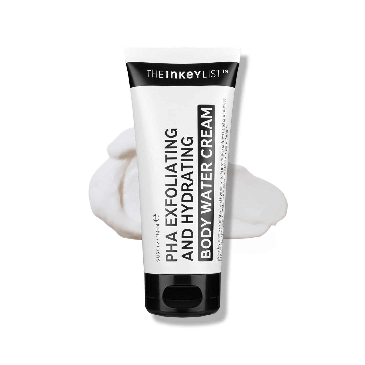 The INKEY List PHA Body Water Cream 5fl oz/150ml, Ultimate 2-in-1 Moisturiser For Exfoliation & Hydration, For Smoother & Brighter and More Beauty and Personal Care The INKEY List