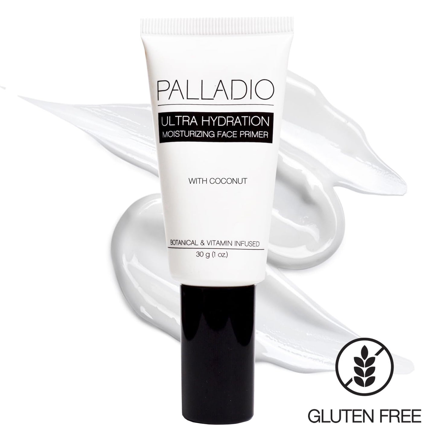 Palladio Ultra Hydration Primer, Fills in Fine Lines and Pores, Formulated with Coconut Oil, Non Greasy Finish, Fast Absorbing Beauty & Personal Care Palladio