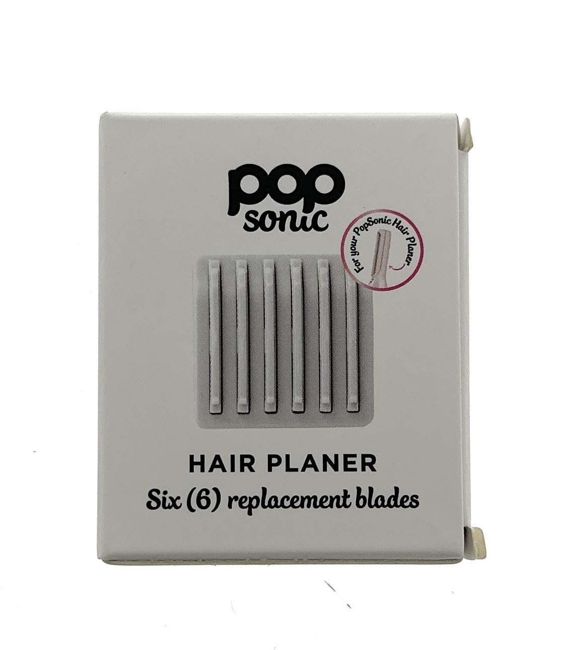 Pop Sonic Facial Hair Planer Replacement Heads - Set of 6 - Reusable Dermablade Heads Beauty and Personal Care Pop Sonic