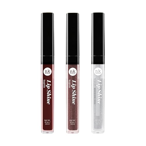 NICKA K NEW YORK Lipshine, Cosmetics, vibrant colors, bright colors, shining lips, lip shine, long lasting (AMZ284) Beauty & Personal Care NICKA K NEW YORK