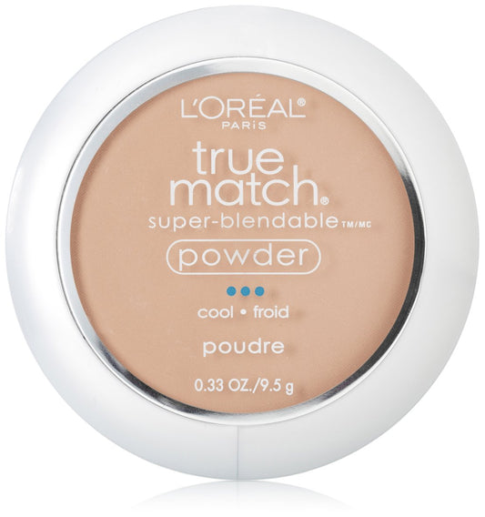 L'Oréal Paris True Match Super-Blendable Powder, Natural Ivory, 0.33 oz.