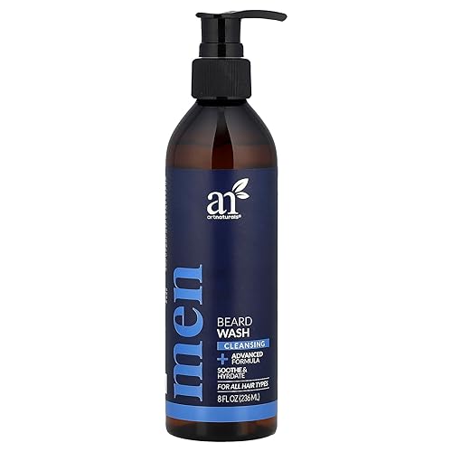 Artnaturals Natural Beard Shampoo Wash - (8 Fl Oz / 236ml) - Infused with Aloe Vera, Tea Tree and Jojoba Oil - Sulfate Free Beauty & Personal Care Artnaturals