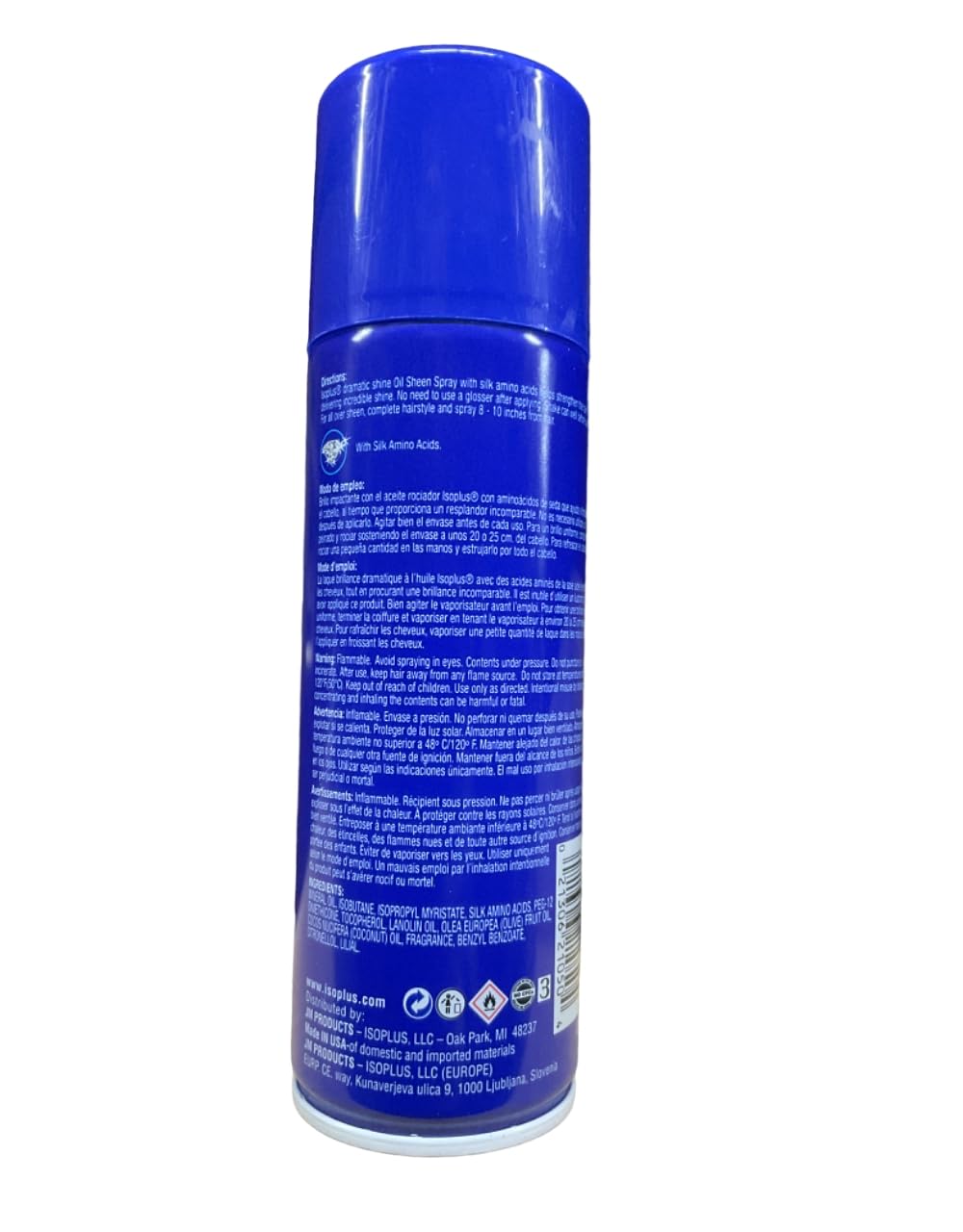 Isoplus Oil Sheen Regular Conditioning Hair Spray, 7 Oz Beauty & Personal Care Isoplus