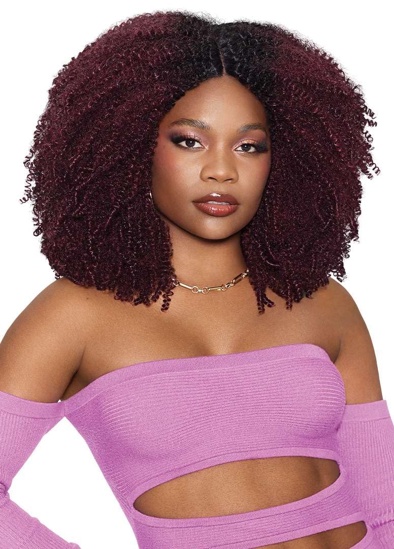 Outre Purple Pack Boutique - Miracle Coily Fro 5PCS (JET BLACK 1)