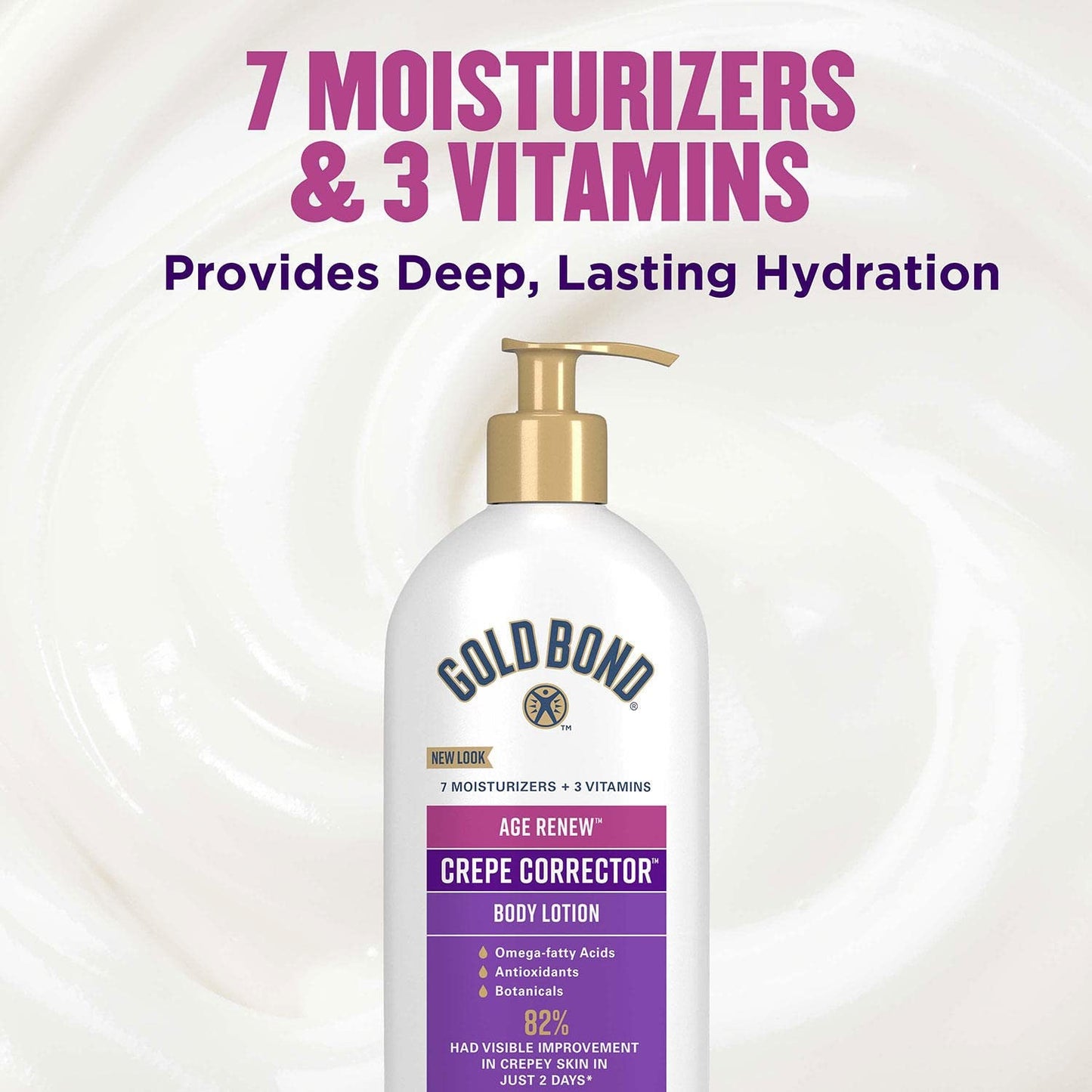 Gold Bond Age Renew Crepe Corrector Body Lotion, Replenishing & Smoothing Formula 26 OZ (2 13 OZ bottles) Beauty and Personal Care Gold Bond