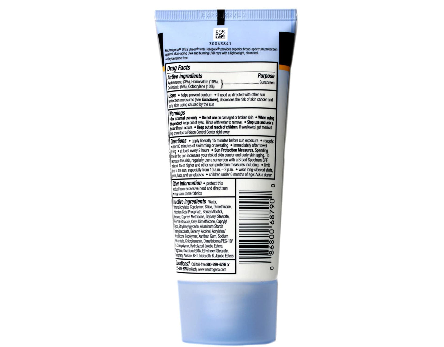 Neutrogena Ultra Sheer Dry-Touch Water Resistant and Non-Greasy Sunscreen Lotion with Broad Spectrum SPF 55, 3 fl. oz (Pack of 2) Beauty & Personal Care Neutrogena