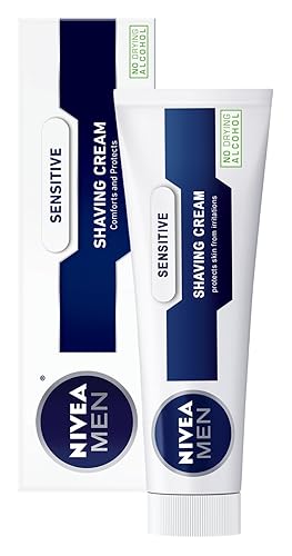 NIVEA MEN Sensitive Shaving Cream, 3.5 oz Tube Beauty & Personal Care NIVEA