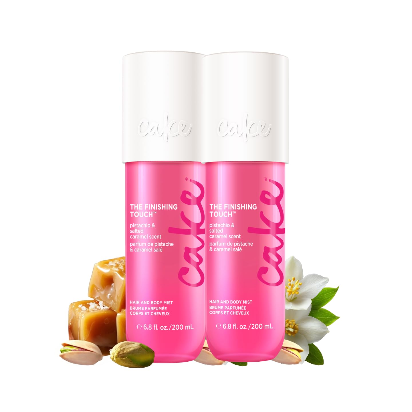 Cake Beauty Hair & Body Mist, The Finishing Touch - Pistachio & Salted Caramel Scent - Infused with Vitamin E & Argan Oil - For All Skin & Hair Types Beauty & Personal Care Cake Beauty