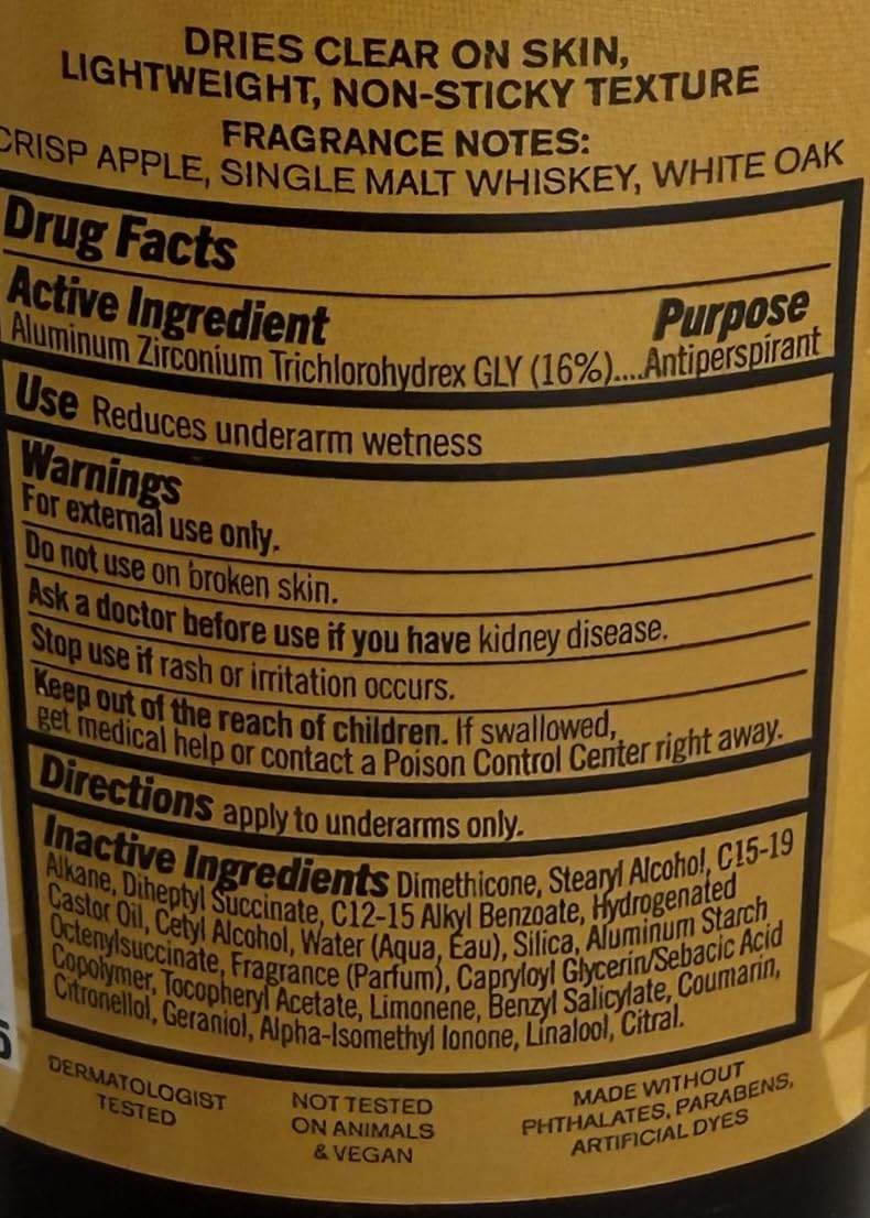 Bath & Body Works Whiskey Reserve Men’s Antiperspirant Deodorant Stick 2.7 Oz - 24 Hour Sweat & Odor Protection Beauty and Personal Care Bath & Body Works
