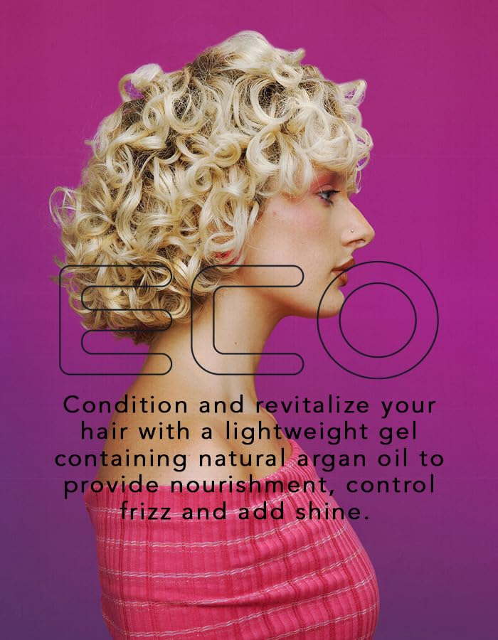 Ecoco Eco Style Gel - Argan Oil - 100% Pure Olive Oil - Promotes Healthy Hair - Nourishes And Repairs Hair - Long-Lasting Shine - 10/10 Maximum Hold Beauty & Personal Care Eco Style