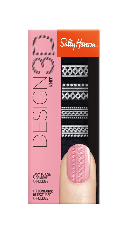 Sally Hansen Design 3D Nail Sticker, Knit