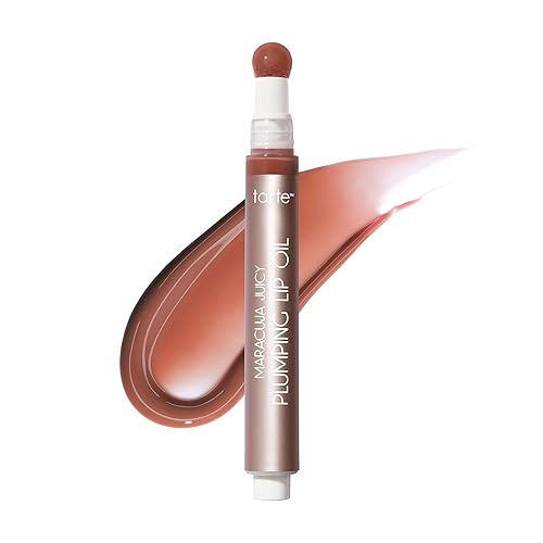 tarte maracuja juicy plumping lip oil - Hydrating & Volumizing Lip Plumper Gloss Balm with Nourishing Hyaluronic Acid, Plumps & Moisturizes, Vegan Beauty & Personal Care tarte
