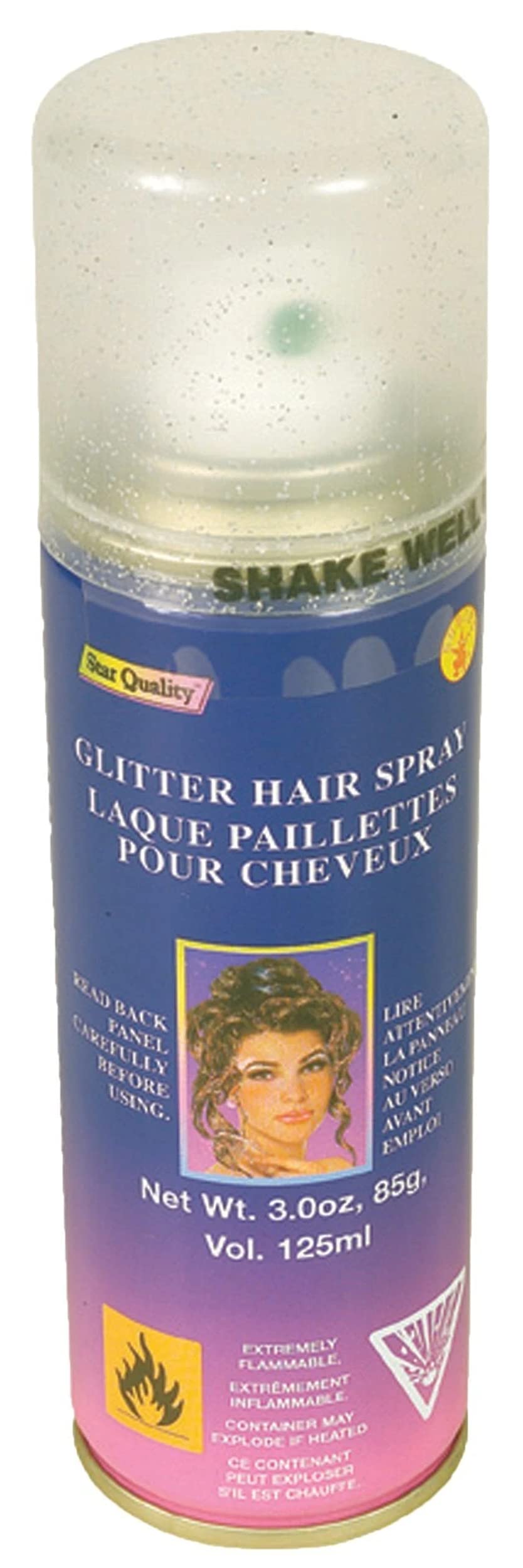 Rubies Silver Glitter Haircolor Costume Hairspray for Adults, Unisex 3 Ounce Beauty & Personal Care Rubies