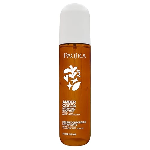 Pacifica Amber Cocoa Gourmand Body Mist for Women - Warm Vanilla Coffee Cocoa Fragrance Spray, Hydrating, Odor Neutralizing, Vegan & Cruelty-Free Beauty & Personal Care Pacifica