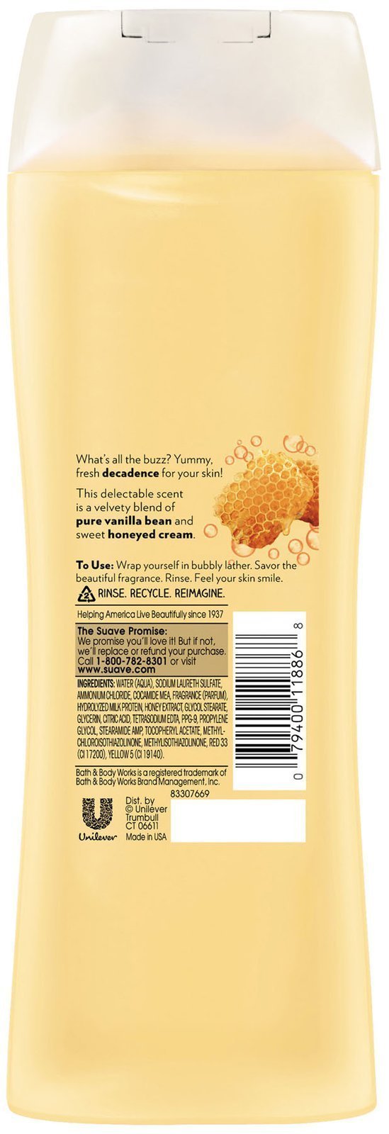 Suave Naturals Creamy Body Wash - Milk & Honey Splash, 12 Ounce Beauty & Personal Care Suave