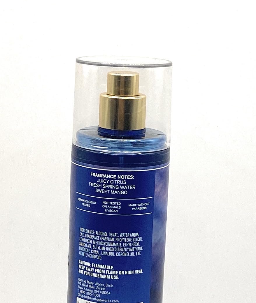 Bath and Body Works Midnight Blue Citrus Fine Fragrance Mist 8 Fluid Ounce Body Spray Beauty & Personal Care Bath & Body Works