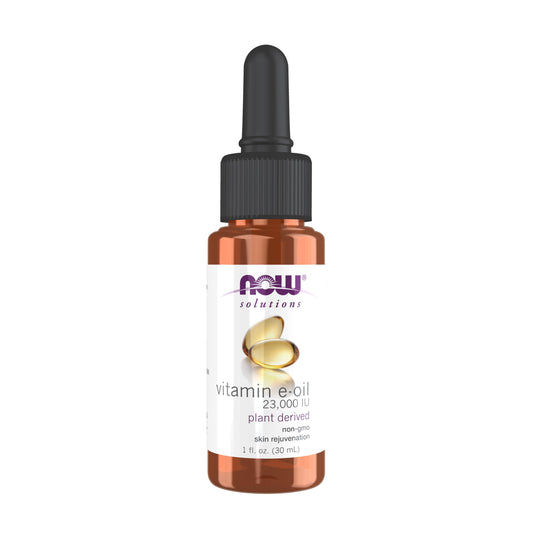 NOW Foods Solutions, E-Oil 23,000 IU, Natural Skin Rejuvenation, Skin Moisturizer, 1-Ounce Beauty & Personal Care NOW Foods