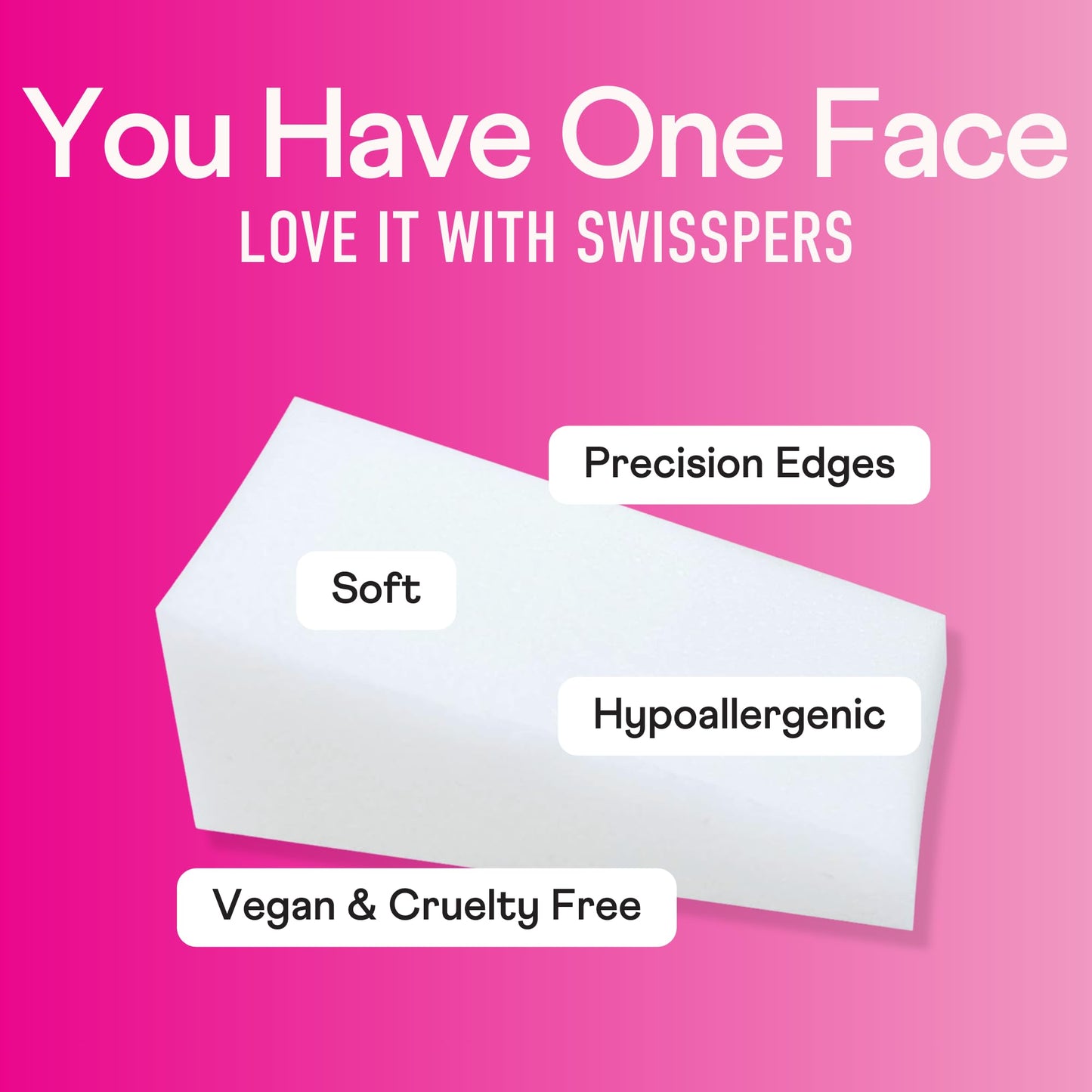 Swisspers Premium Cosmetic Wedges, Latex-Free Makeup Wedge, 32 per Package, 6 Packs (Total Count 192) Beauty & Personal Care Swisspers