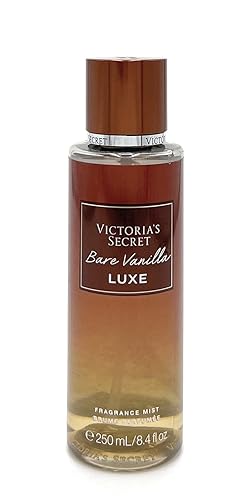 Victoria's Secret Bare Vanilla Luxe Fragrance Mist, Orange, 8.40 Fl Oz (Pack of 1), 8.4 fluid_ounces Beauty & Personal Care Victoria's Secret