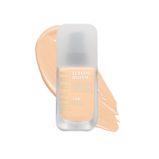 Milani Screen Queen Liquid Foundation Makeup - Cruelty Free Foundation With Digital Bluelight Filter Technology (Nude Ivory) Beauty & Personal Care Milani