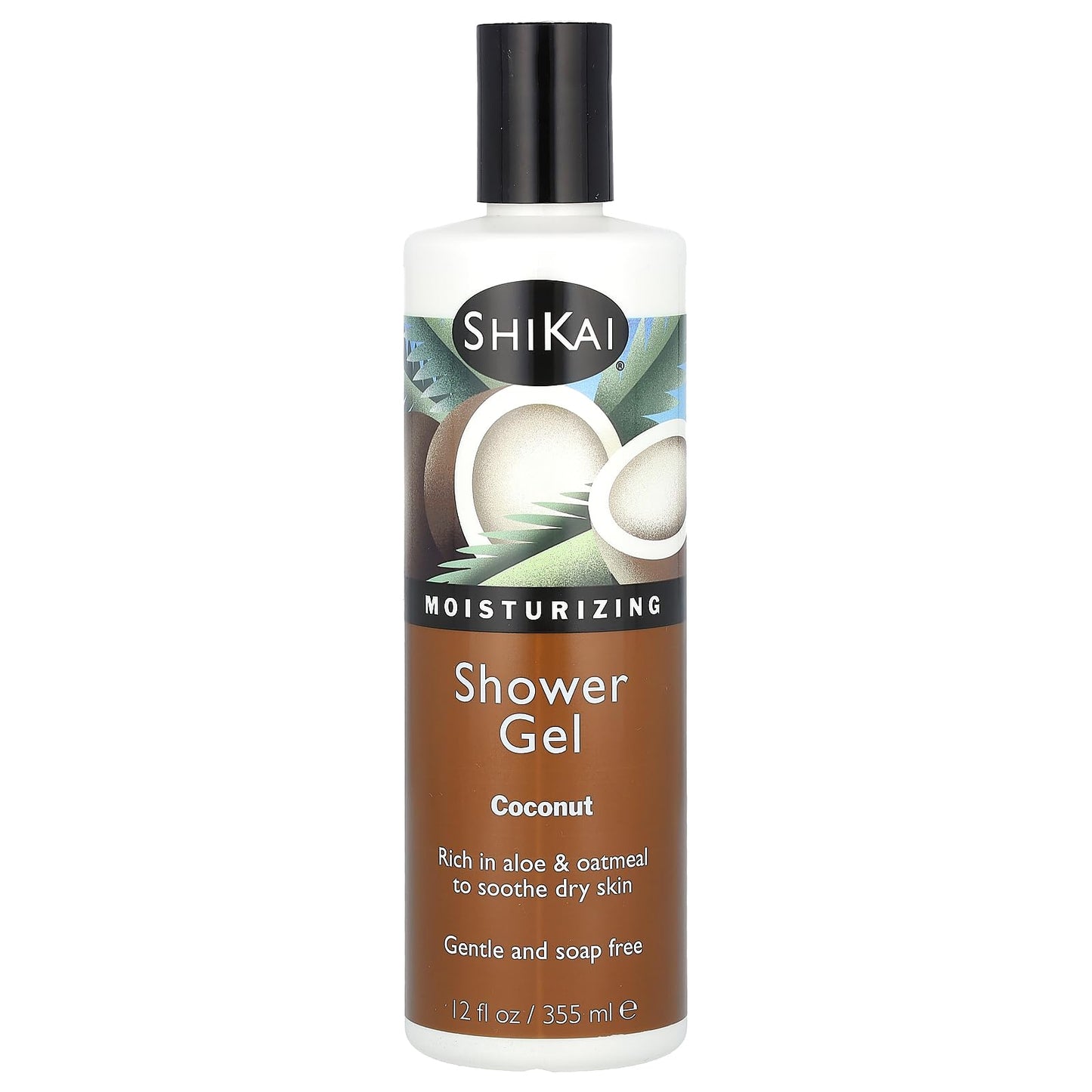 SHIKAI SHOWER GEL COCONUT 12OZ Beauty & Personal Care ShiKai
