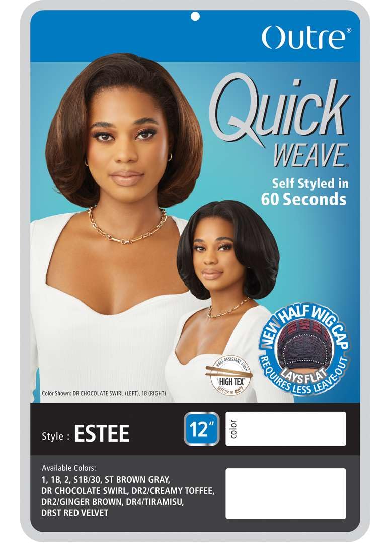 Outre Quick Weave - Estee (JET BLACK 1)