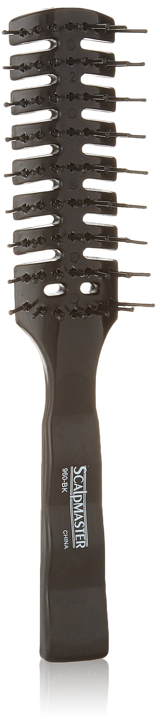 7 Rows Vent Hair Stylist Brush Black by Scalpmaster Beauty & Personal Care Burmax