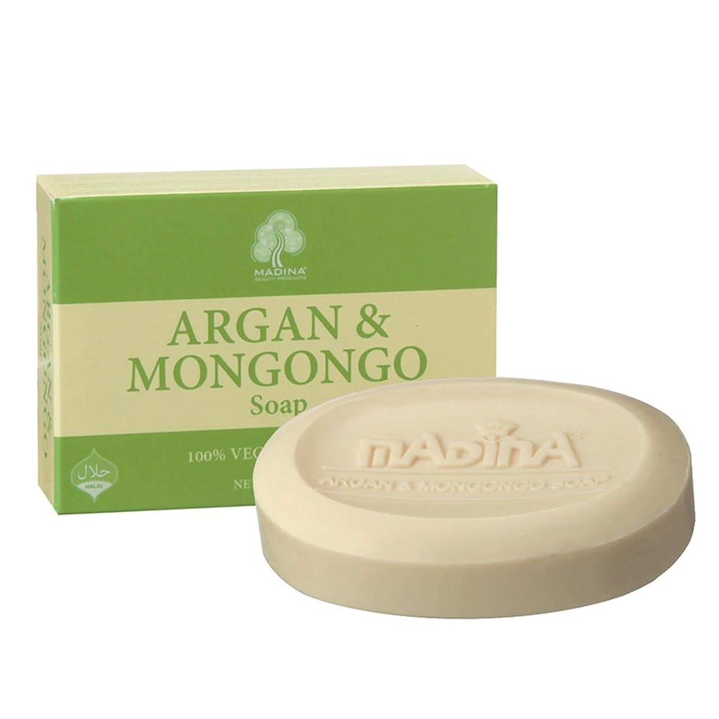 Madina Argan & Mongongo Soap Bar - Hydrating, Deep Moisturizing, Antioxidant, Natural Oils, Gentle Cleanser for Face & Body, For Dry & Sensitive Skin Beauty & Personal Care Madina
