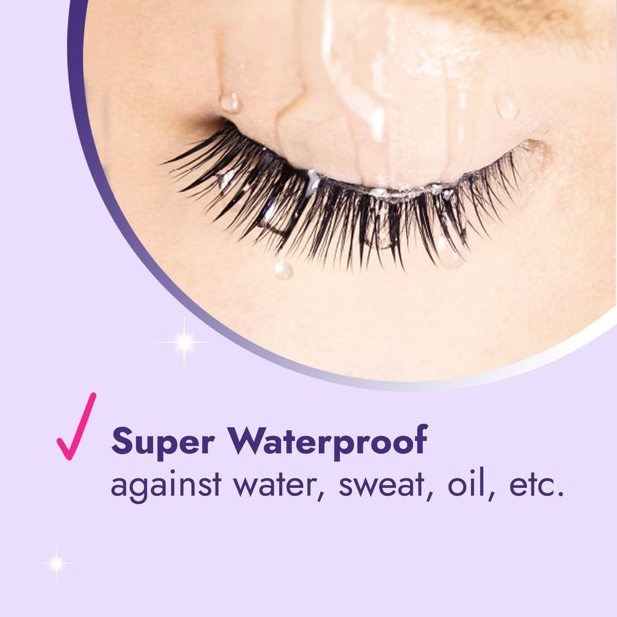 D-UP Eyelash Glue for Sensitive Eyes, Lash Extension Glue for Fake Lashes, Self Adhesive Lashes, Medical Grade, Made in Korea, Clear EX 552