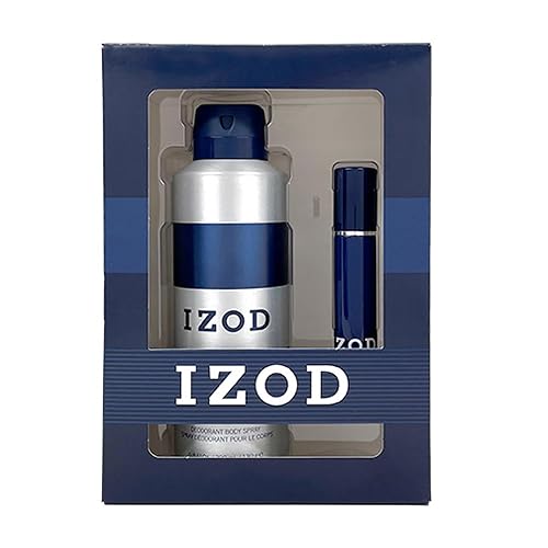 IZOD Blue Collection .5 Oz Eau De Toilette + 6.8 Body Spray Beauty & Personal Care IZOD