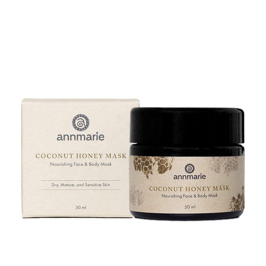 Annmarie Skin Care Coconut Honey Mask - With Extra Virgin Coconut Oil & Mountain Wildflower Honey, Moisturizing & Exfoliating Mask for Dull, Dry Beauty & Personal Care annmarie