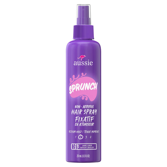 Aussie Sprunch Non-Aerosol Hair Spray for Curly Hair and Wavy Hair, 8.5 fl oz Beauty & Personal Care Aussie