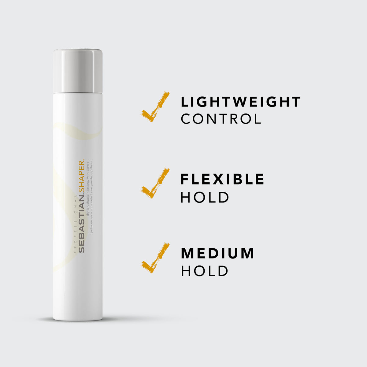 Sebastian Professional Shaper Hairspray, 50 VOC% | Flexible to Medium Hold | Brushable with Control | 10.6 oz Beauty & Personal Care Sebastian