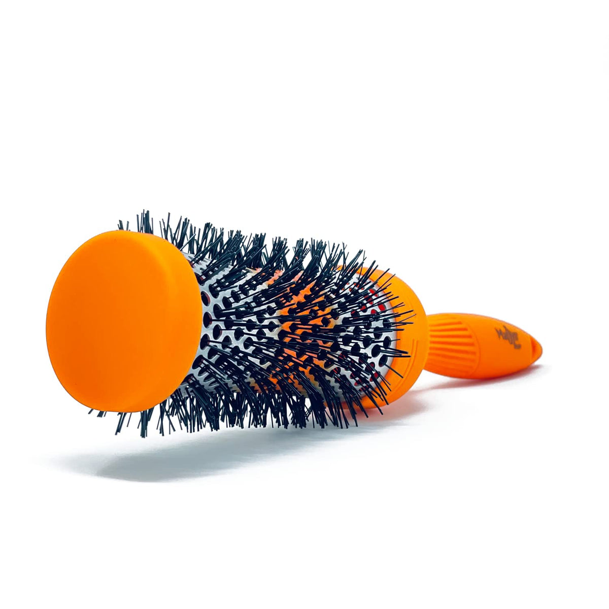 Marilyn Brush Hot Flash Ceramic Round Brush 2" | Anti-Static Nylon Bristles | Ceramic-Coated Aluminum Barrel for Faster Drying Time | Soft Touch