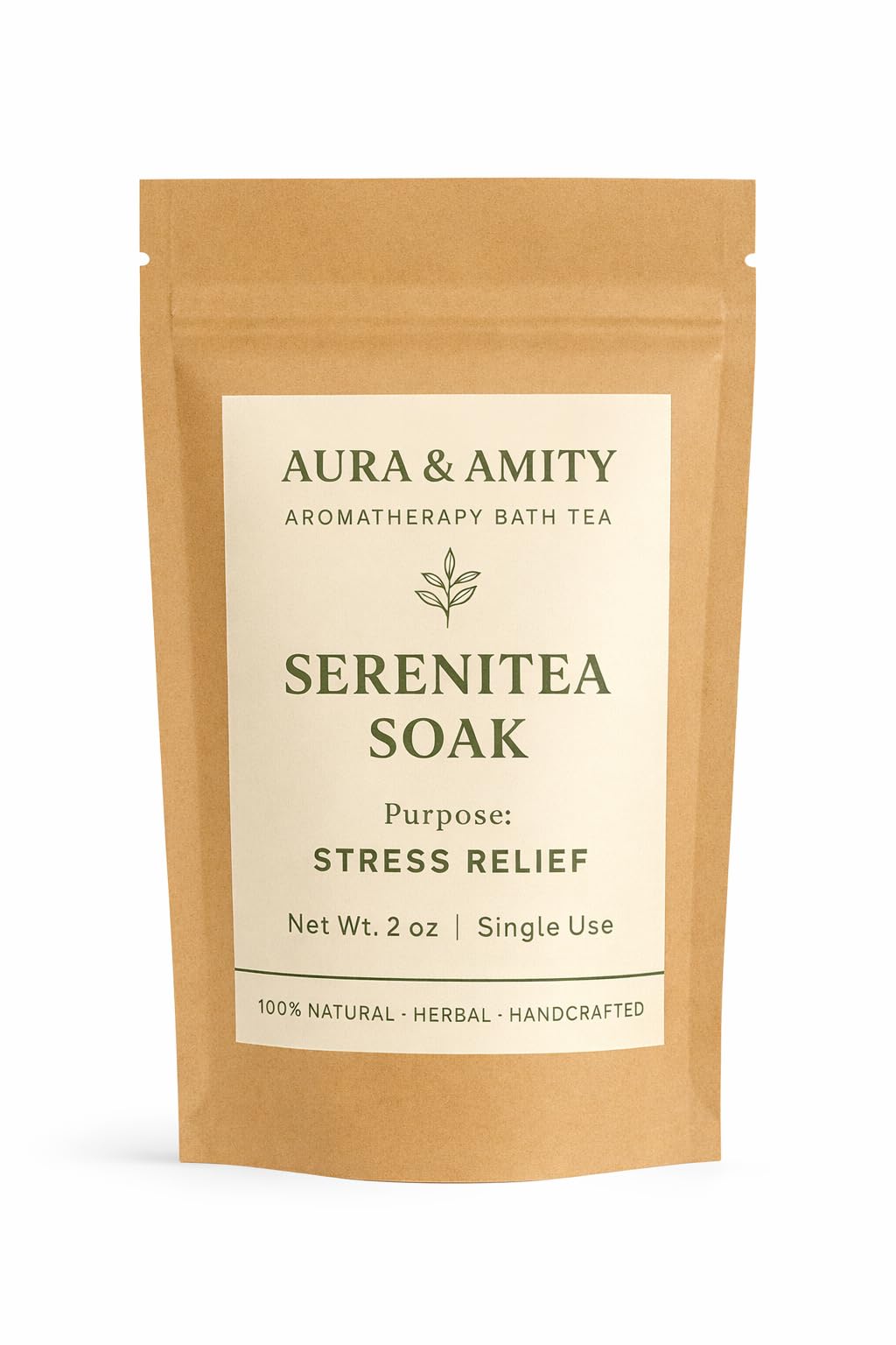 Aura & Amity Botanical Bath Tea - Herbal Soak Bags for Stress Relief - 100% Natural, Handcrafted, Single Use Spa Ritual (Lavender) Beauty and Personal Care Aura & Amity