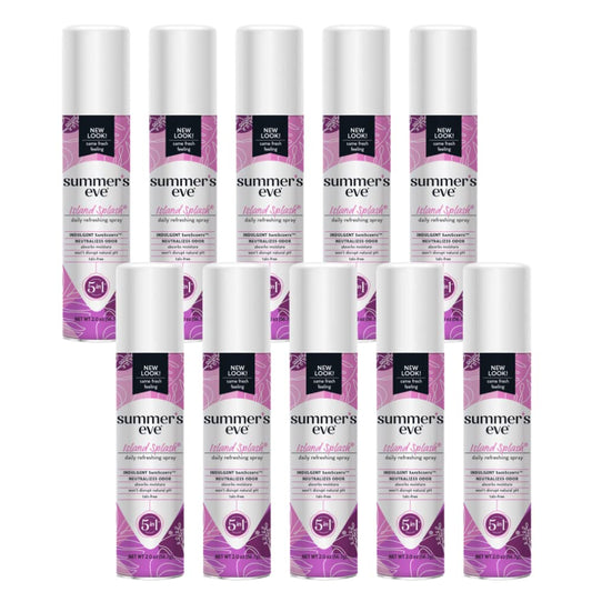 Summer’s Eve Island Splash Feminine Freshening Spray, Daily Intimate Deodorant, Neutralizes Odor, pH Balanced, Talc Free, Gentle Fresh Scent, 2 Ounce Beauty and Personal Care Summer's Eve