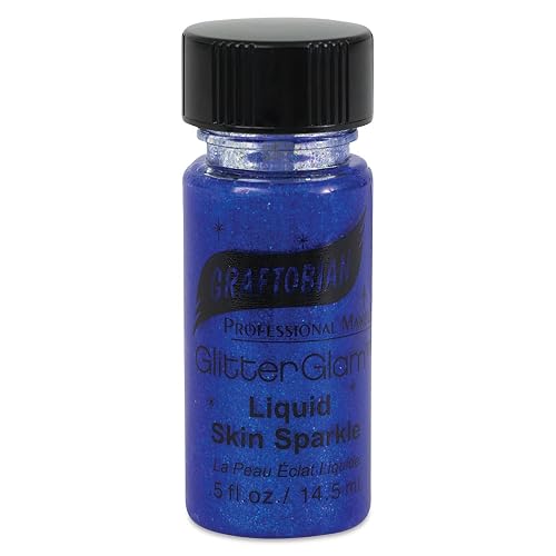 Graftobian GlitterGlam Liquid Skin Sparkle - Blue Blast Beauty & Personal Care Graftobian
