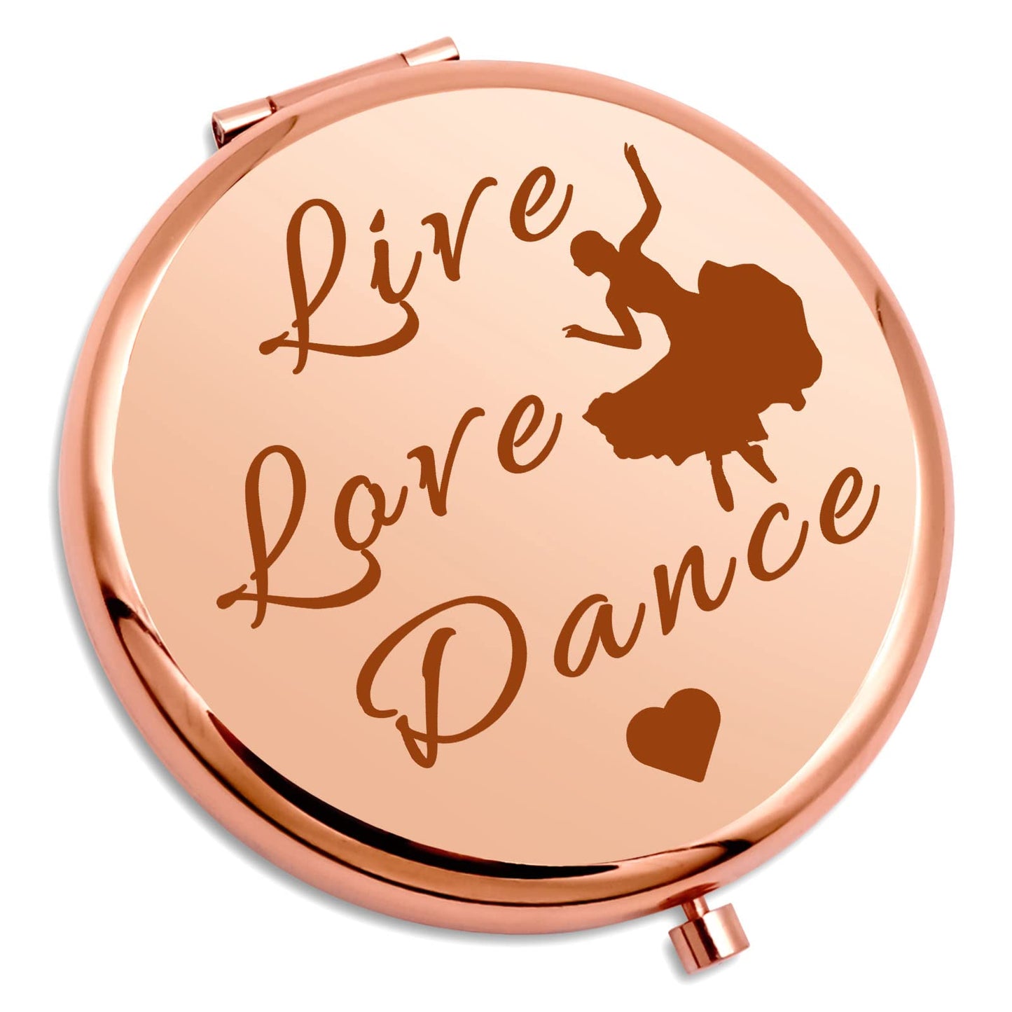 Dance Lover Gift Dance Teacher Gifts Compact Makeup Mirror Dance Gift for Ballet Girl Ballerina Dancer Daughter Graduation Birthday Gift Compact Beauty & Personal Care Gevody