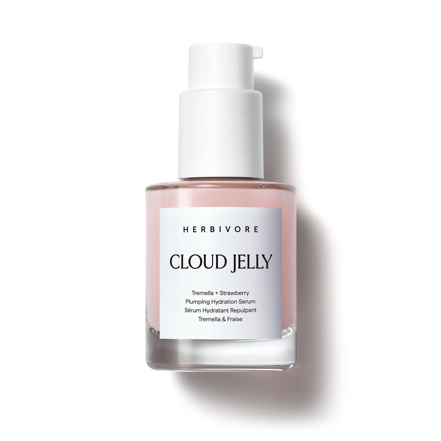 HERBIVORE Cloud Jelly Plumping Hydration Serum | Tremella Mushroom + Strawberry Extract, Lightweight, Deep Hydration for All Skin Types | Vegan Beauty & Personal Care HERBIVORE