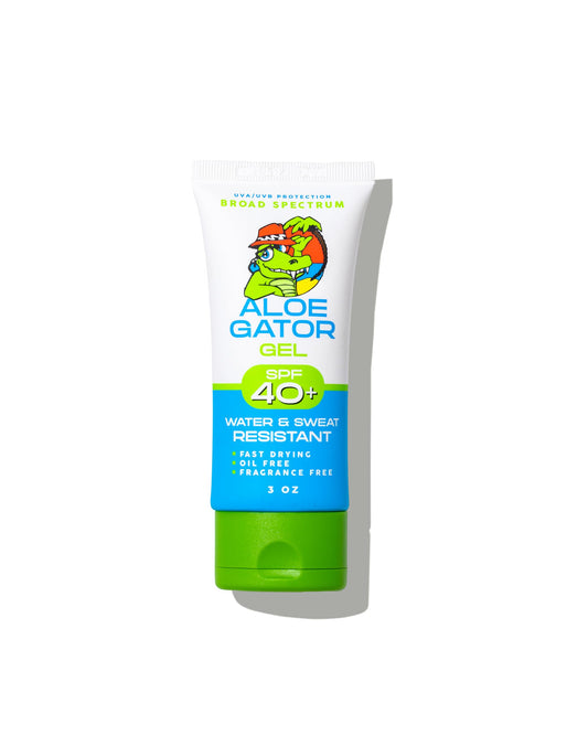 Aloe Gator Gel Sunscreen SPF 40+, Alcohol-Free, Paraben-Free Beauty & Personal Care Aloe Gator