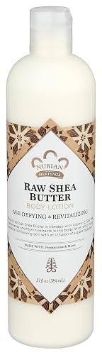 NUBIAN HERITAGE Raw Shea Butter Body Lotion, 13 FZ Beauty & Personal Care Nubian Heritage