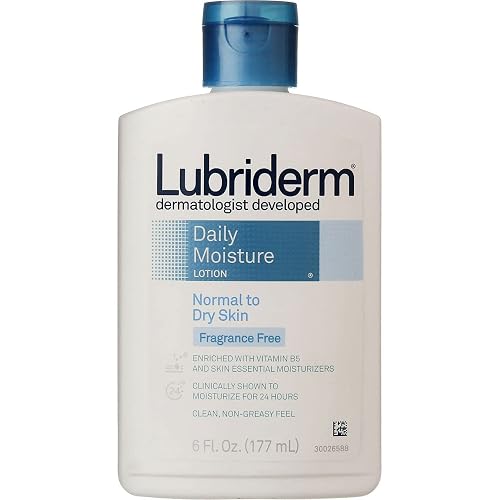 Lubriderm Lot Ff Size 6z Lubriderm Daily Moisture Lotion For Normal To Dry Skin Fragrance Free Beauty & Personal Care Lubriderm