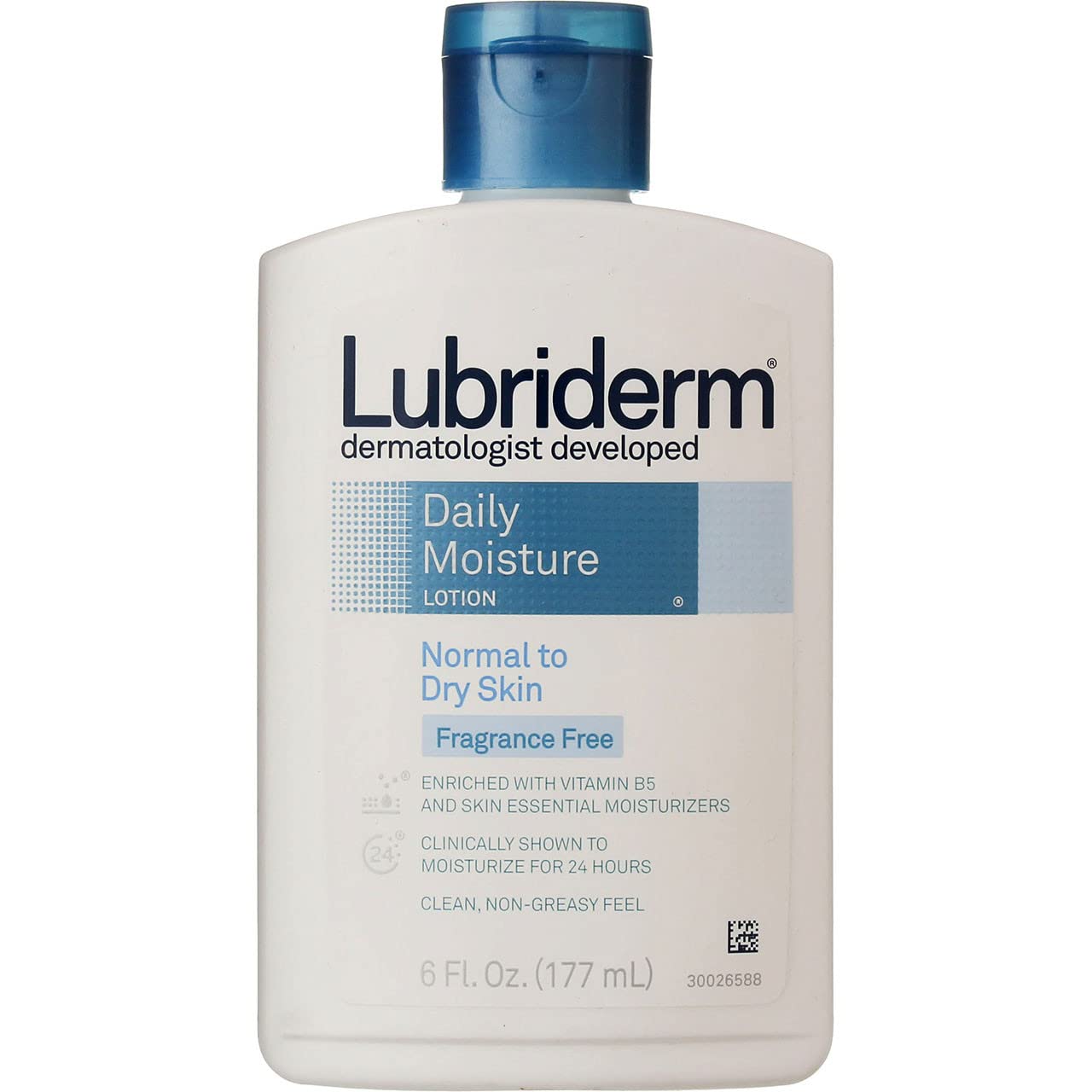 Lubriderm Lot Ff Size 6z Lubriderm Daily Moisture Lotion For Normal To Dry Skin Fragrance Free Beauty & Personal Care Lubriderm